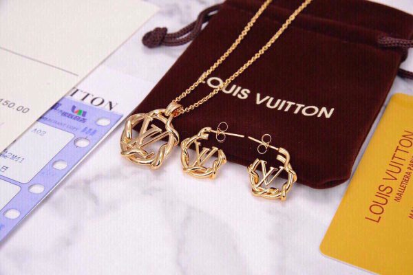 18k Louis Garden Louise Hoop Earrings - 图片 6