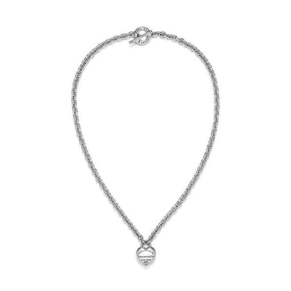 18K Return to Tiffany Full Heart Tag Chain Necklace