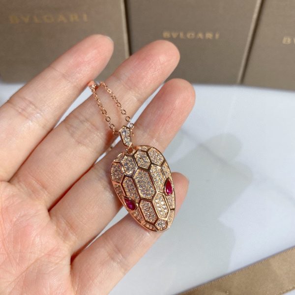 18K BV Serpenti Necklace - 图片 7