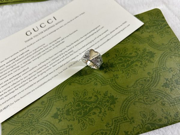 Double G Heart Ring - 图片 10