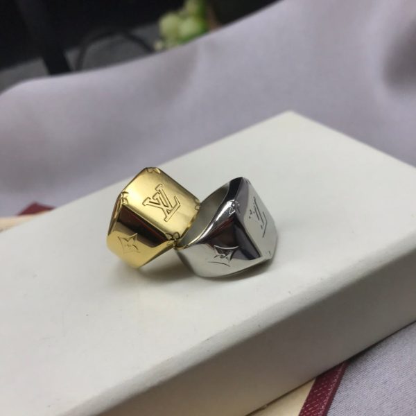 18K Louis Monogram Signet Ring - 图片 3