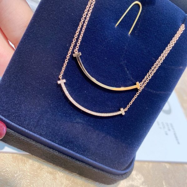 18K T Medium Diamond Pendant Necklace - 图片 7