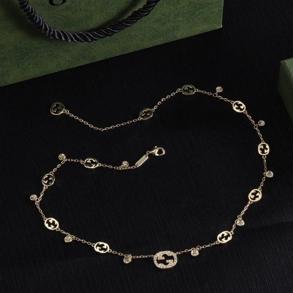 18K Double G Chain Necklace - 图片 3