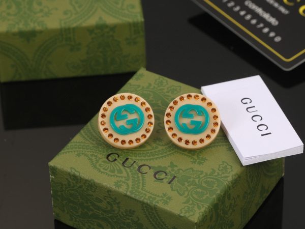 18K Double G Resin Earrings