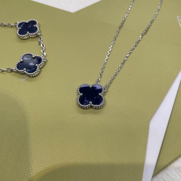 18K Vintage Alhambra Crystal Blue Bracelet - 图片 2