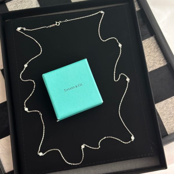 18K T Elsa Peretti Diamonds By The Yard Necklace - 图片 8
