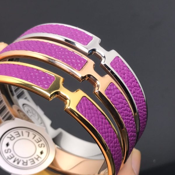 18K Olympe Purple H Bracelet - 图片 2