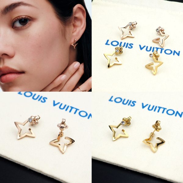 18K Louis Blossom Mini Hoops Earrings - 图片 3