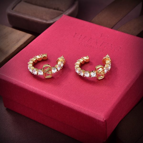 18K Garavani Vlogo Signature Earrings - 图片 2