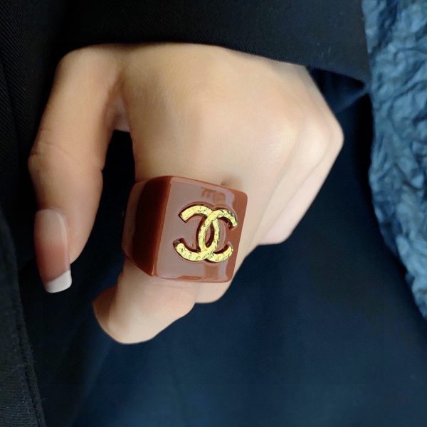 18K CC Vintage Red Ring - 图片 2