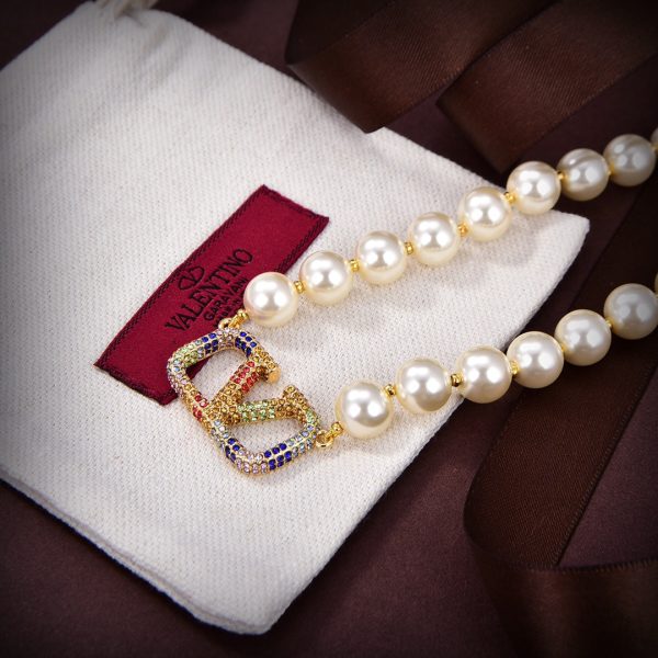 18K Garavani VLogo Signature Necklace - 图片 4