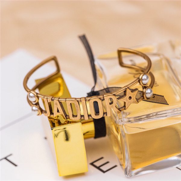 18K CD J’adior Pearls Open Cuff Bracelet - Image 2