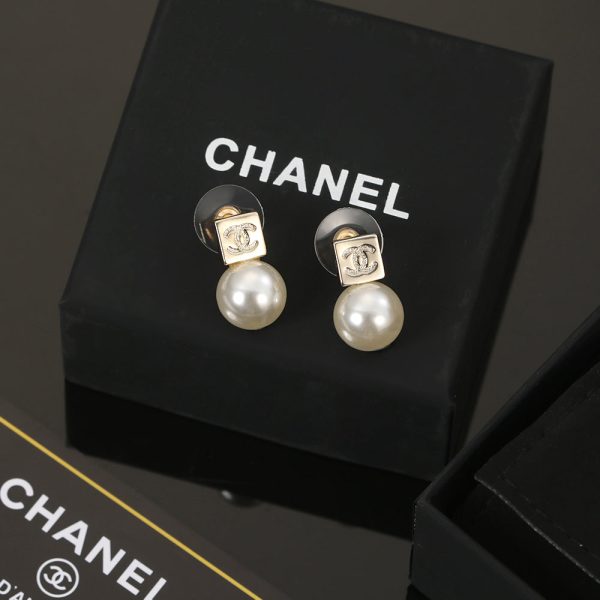18K CC Pearls Earrings - 图片 3
