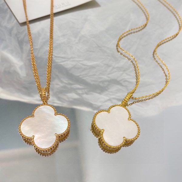 18K Magic Alhambra One Motif Pearl Necklace - 图片 5