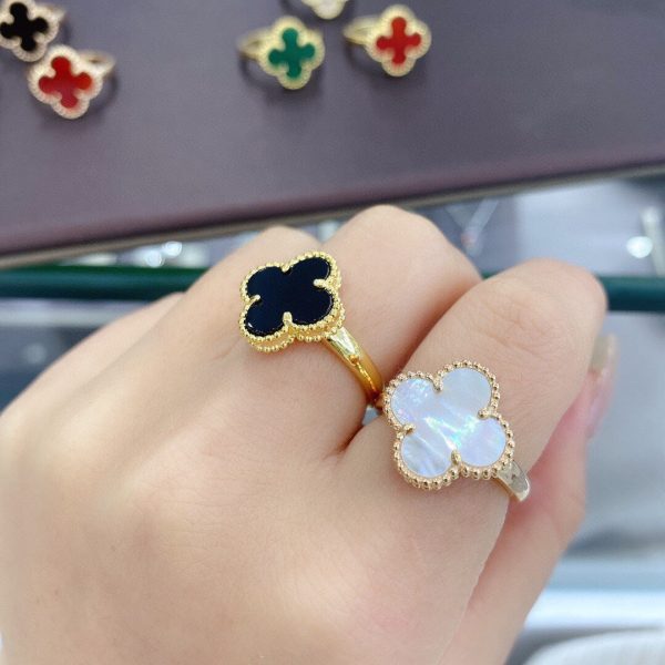 18K Magic Alhambra Clover Ring - 图片 2