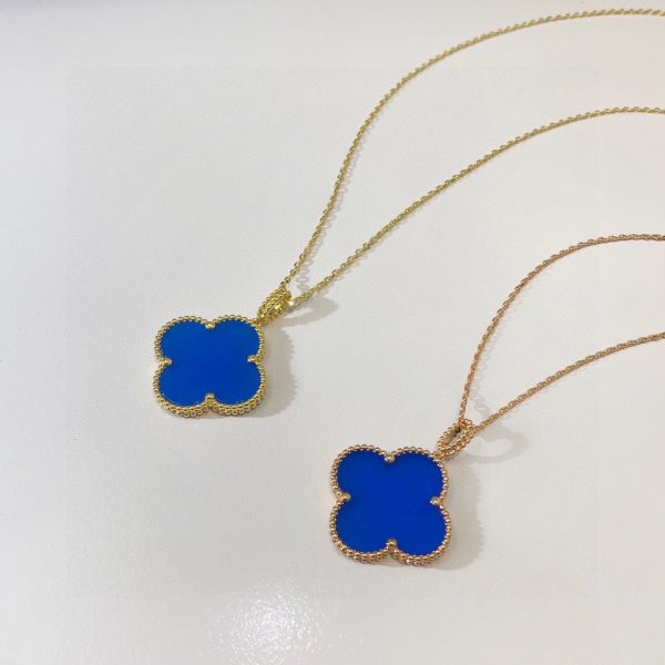 18K Magic Alhambra Agate Clover Necklace - 图片 7