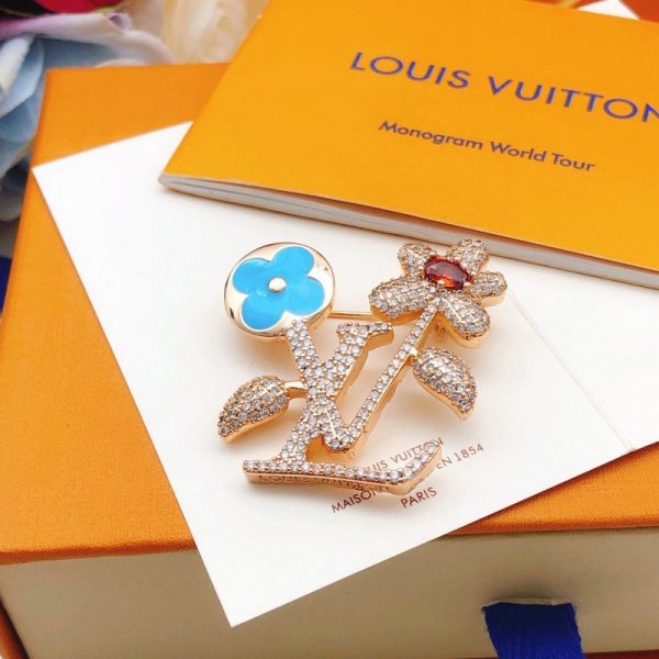 18K Louis Blooming Brooch - Image 5