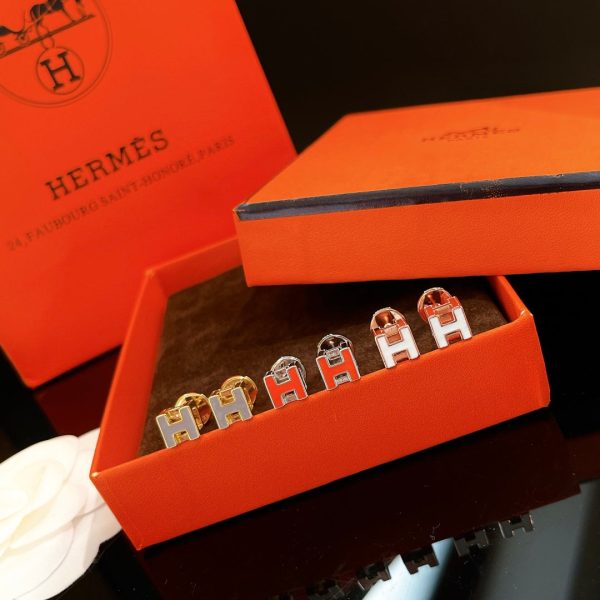 18K Cage D'H H Earrings - 图片 2