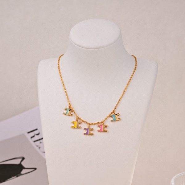 18K CE Teen Charms Necklace - 图片 2