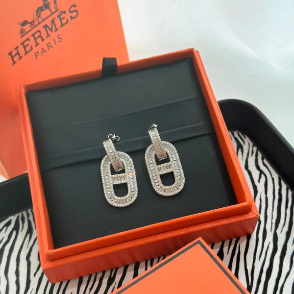 18K Diamonds H Earrings - 图片 3