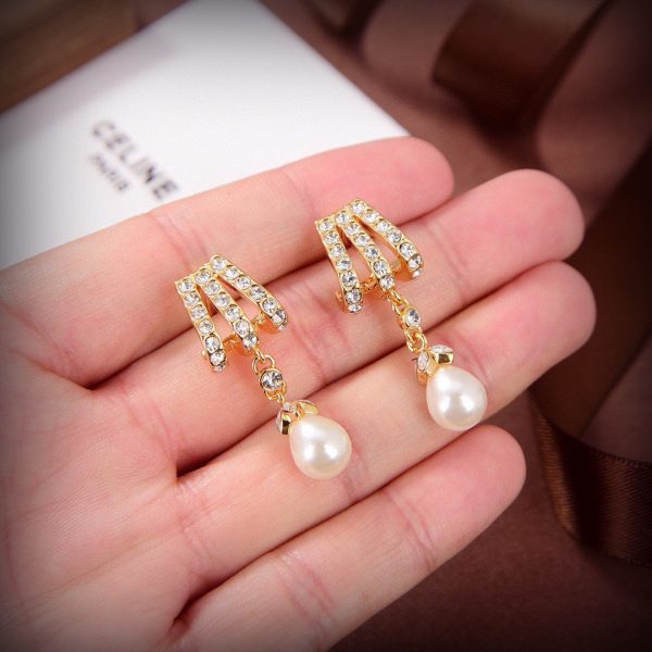 18K Triomphe Vintage Pearls Earrings - 图片 2