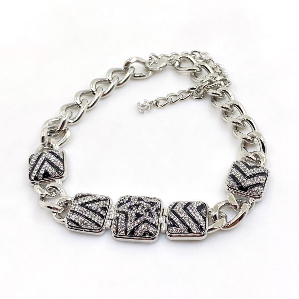 18K CC Star Diamonds Necklace