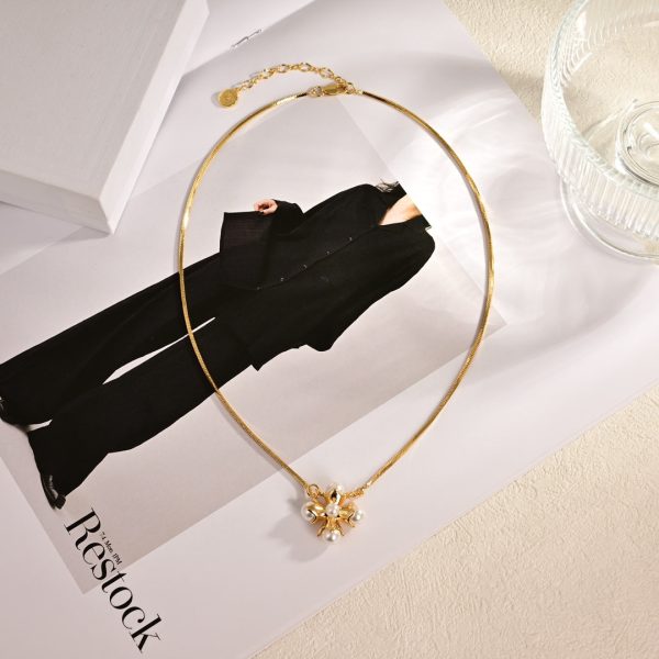 18K CE Triomphe Pearl Necklace - 图片 2