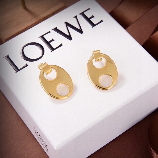 18K Anagram Earrings - 图片 3