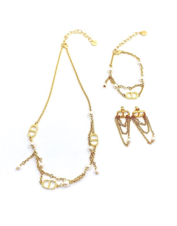 18K CD Pearl Necklace - 图片 2