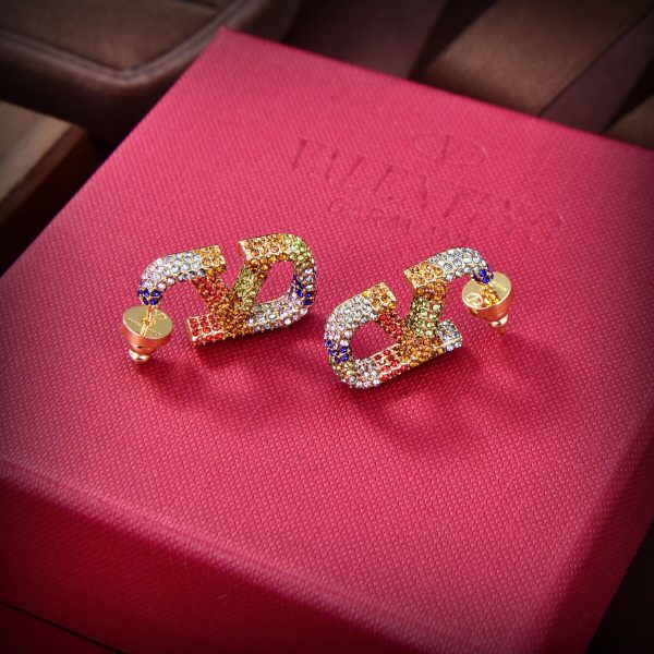 18K Garavani Vlogo Signature Earrings - 图片 2