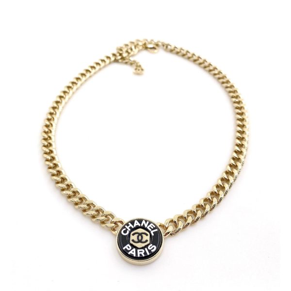 18K CC Paris Choker Necklace
