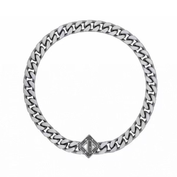 18K CD Diamond Chain Necklace