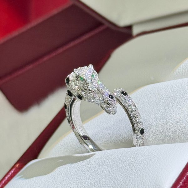 18K Panthère De Diamond Ring - 图片 2