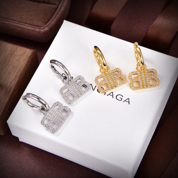 18K BB Pendant Earrings - 图片 5