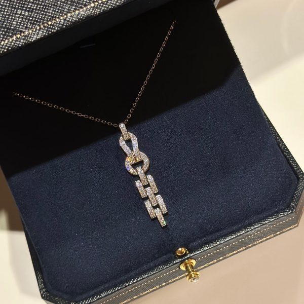 18K Agrafe Diamond Necklace - 图片 2