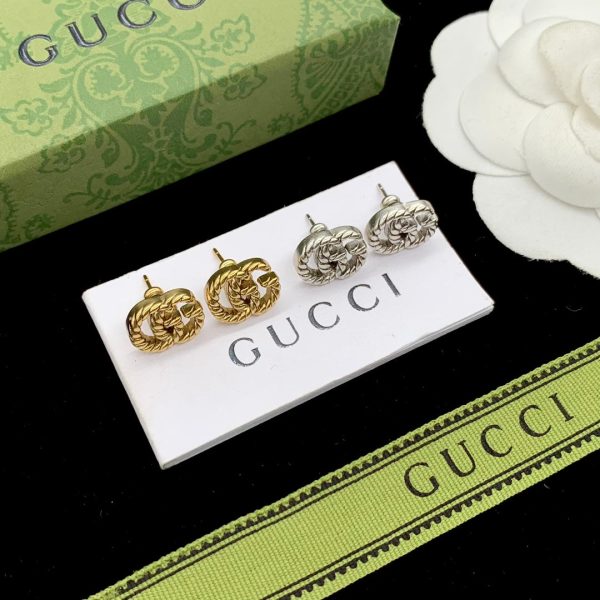 18K Double G Earrings - 图片 3