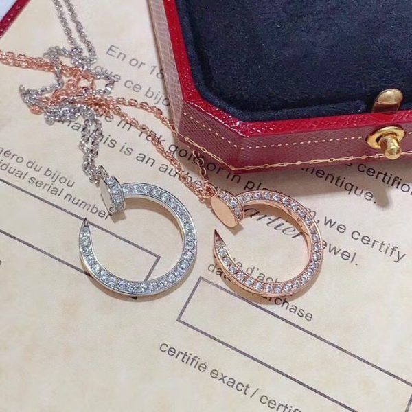 18K Juste Un Clou Diamonds Necklace - 图片 5