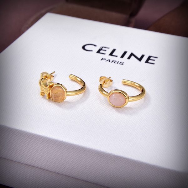 18K Triomphe Indie Hoops Earrings - Image 2