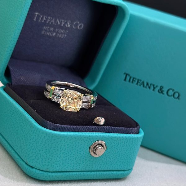 18K T Schlumberger Stone Ring - 图片 3