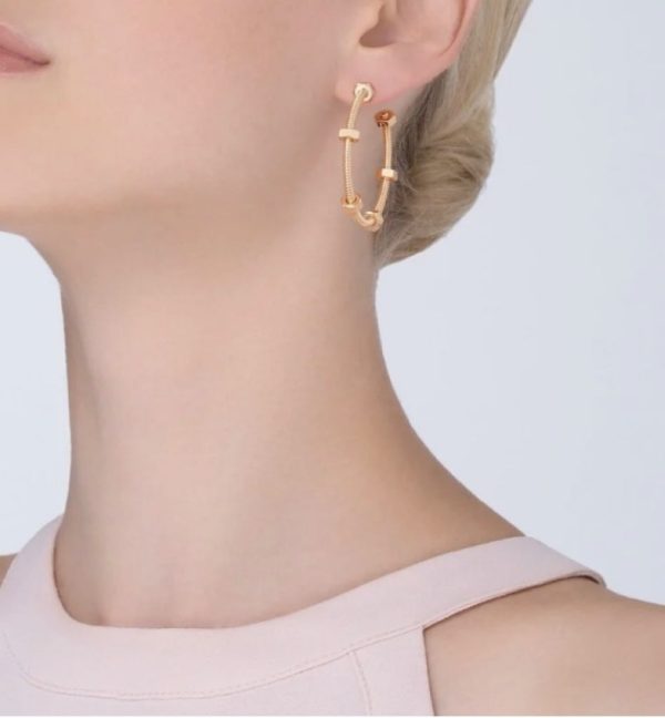 18K Ecrou De Earrings - 图片 2