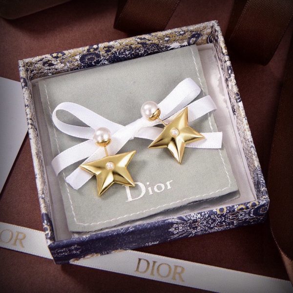 18K CD Tribales Star Earrings - 图片 2