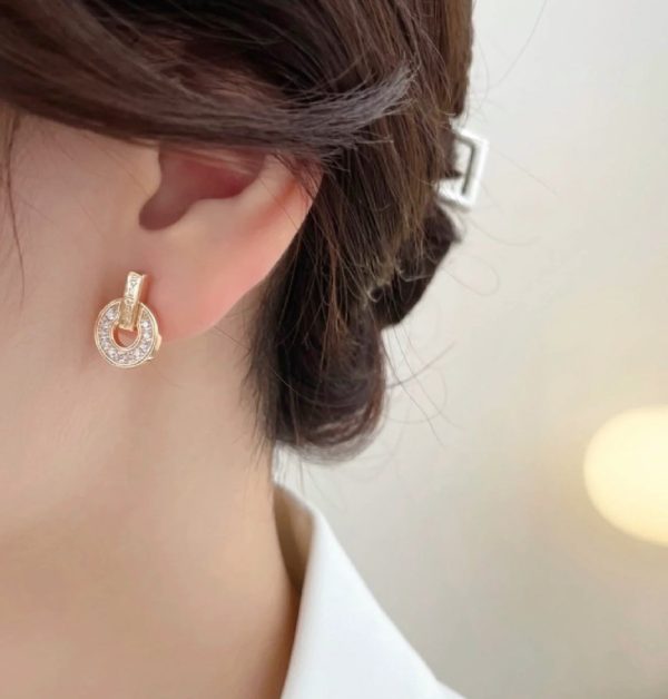 18K BV Rose Gold Earrings - 图片 4