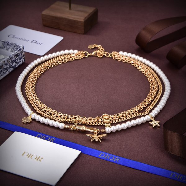 18K CD Tassel Necklace - 图片 2