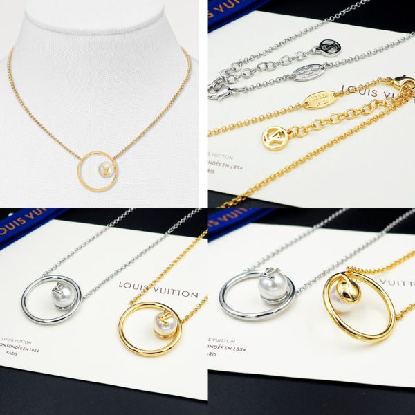 18K Louis Eclipse Pearls Necklace - 图片 3