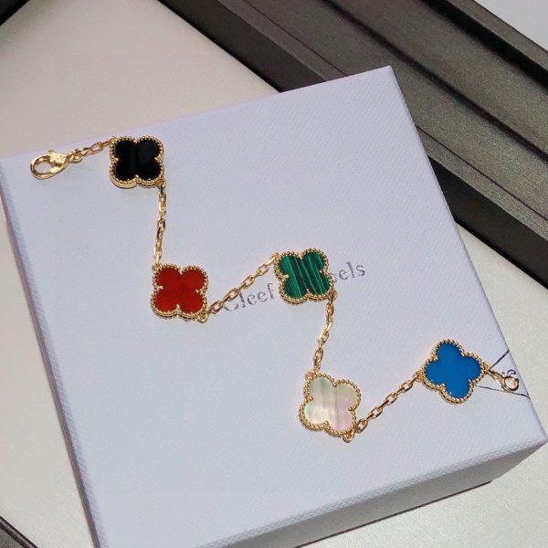 18K Vintage Alhambra Color Bracelet - 图片 3