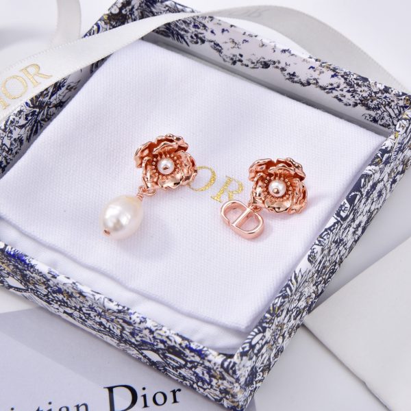 18K CD D-Millefiori Earrings - 图片 2