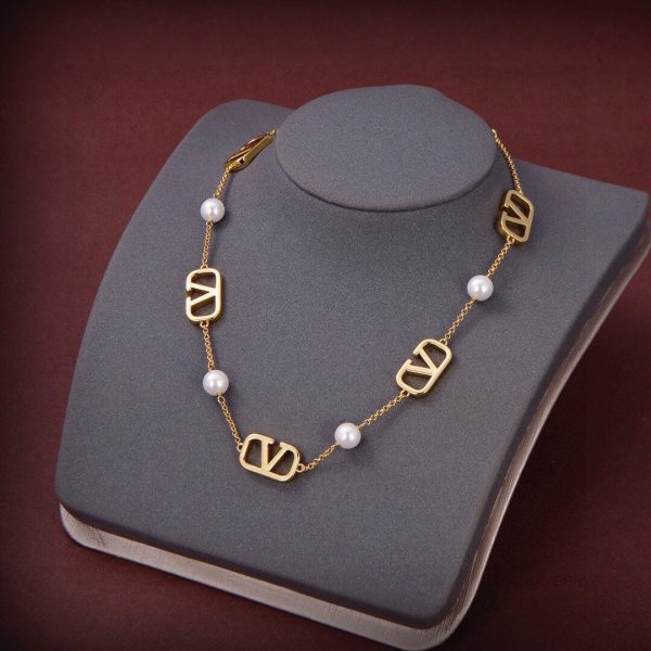 18K Garavani VLogo Necklace - 图片 2