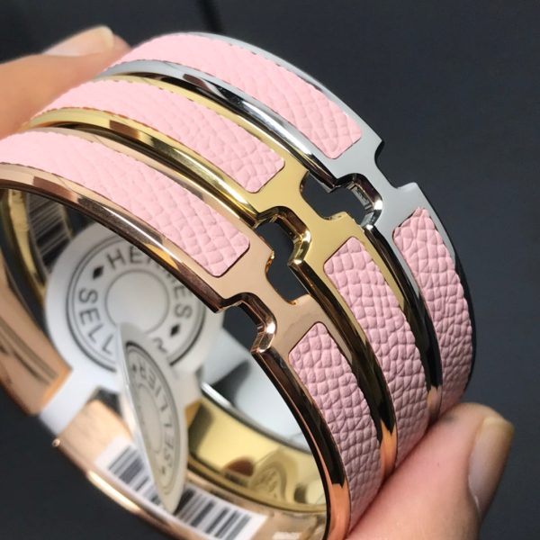 18K Olympe Light Pink H Bracelet - 图片 2