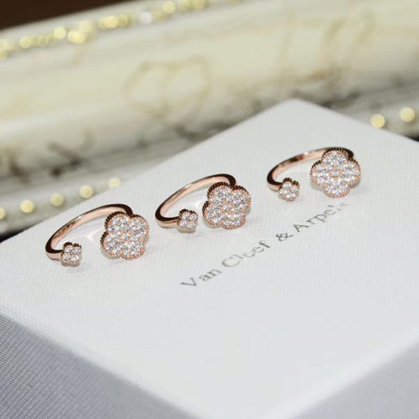 18K Magic Alhambra Diamond Ring - 图片 5