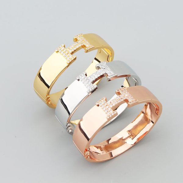18K Clic H Diamond Bracelet - 图片 2